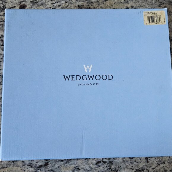 VERY RARE VINTAGE WEDGWOOD ENGLAND JASPERWARE BLUE WHITE ROUND WALL OFFICE CLOCK - Picture 13 of 15